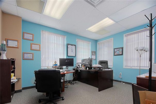 Home Office, Interior, Recessed Lighting