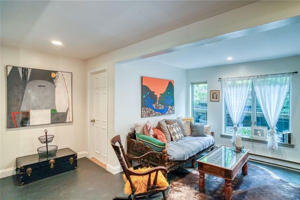 Interior, Living room, Recessed Lighting