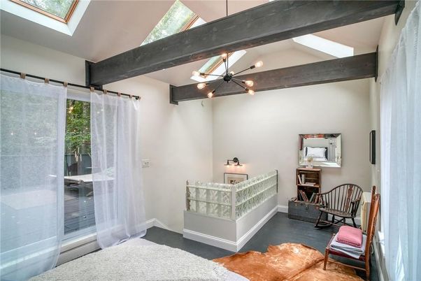 Interior, Pendant Lights, Wooden Beams