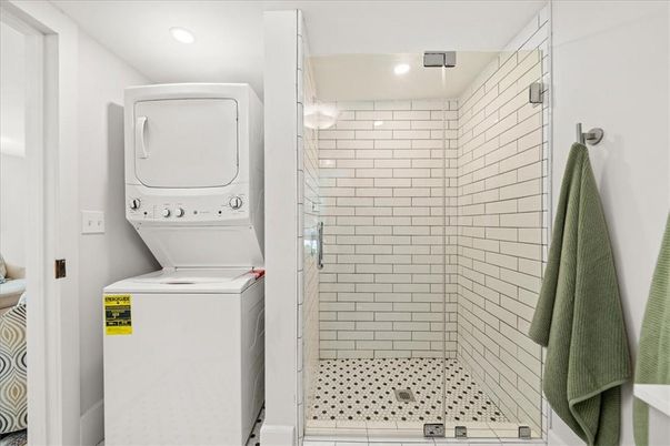 Bathroom, Interior, Recessed Lighting, Utility Closets, Washer
