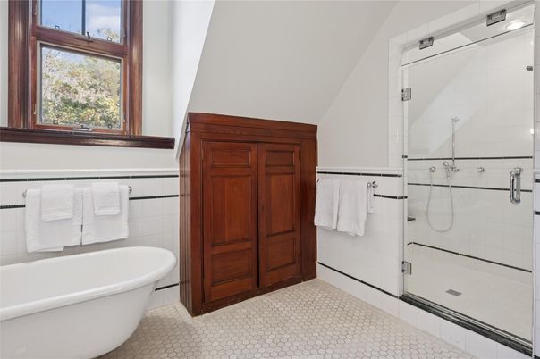 Bathroom, Free Standing Baths, Glass Shower, Interior