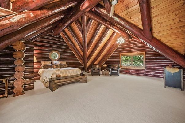 Bedroom, Interior, Wooden Beams, Wooden Ceilings, Wooden Walls