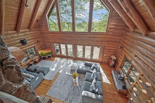 Fireplace, Interior, Living room, Wooden Beams, Wooden Ceilings, Wood Texture Flooring, Wooden Walls