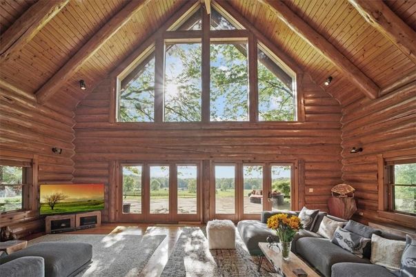 Interior, Living room, Wooden Beams, Wooden Ceilings, Wooden Walls