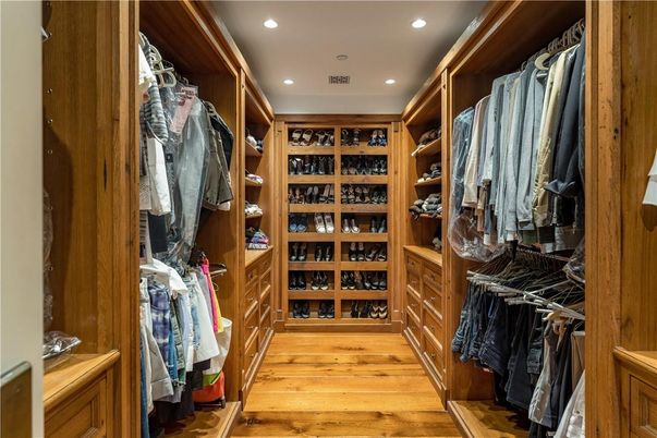 Interior, Recessed Lighting, Walk-in Closets, Wood Texture Flooring
