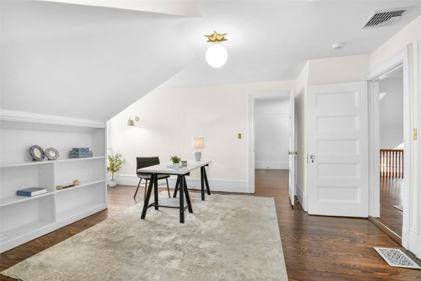 Home Office, Interior, Wood Texture Flooring