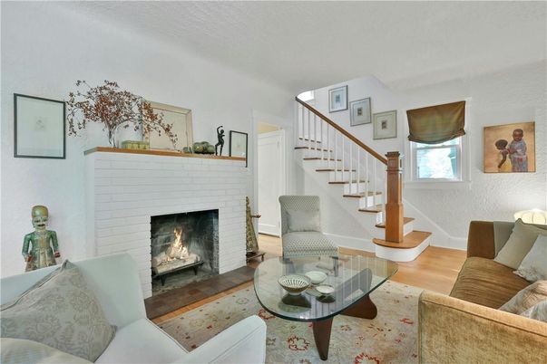 Fireplace, Interior, Living room, Wood Texture Flooring