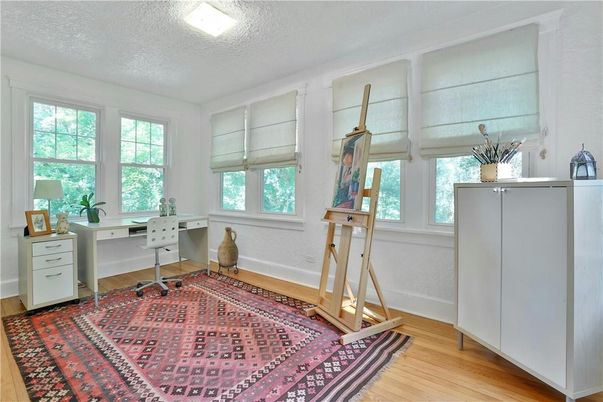 Home Office, Interior, Wood Texture Flooring