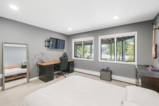Bedroom, Home Office, Interior, Recessed Lighting