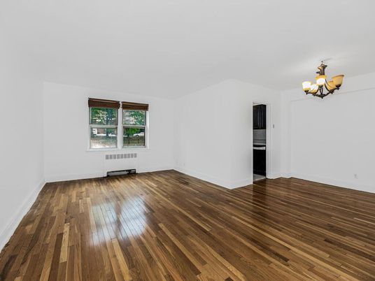 Chandelier, Empty room, Interior, Kitchen, Wood Texture Flooring