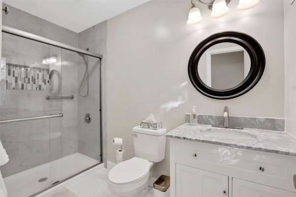 Bathroom, Glass Shower, Interior