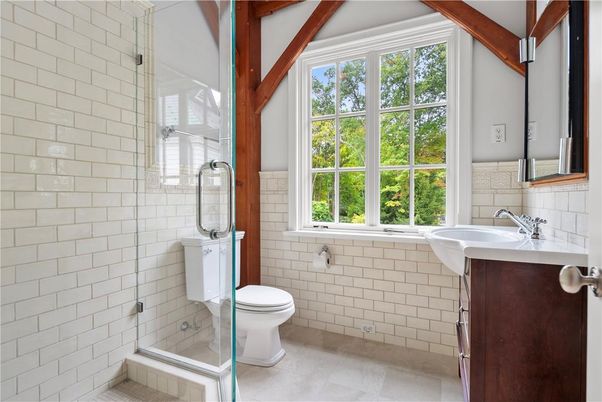 Bathroom, Glass Shower, Interior