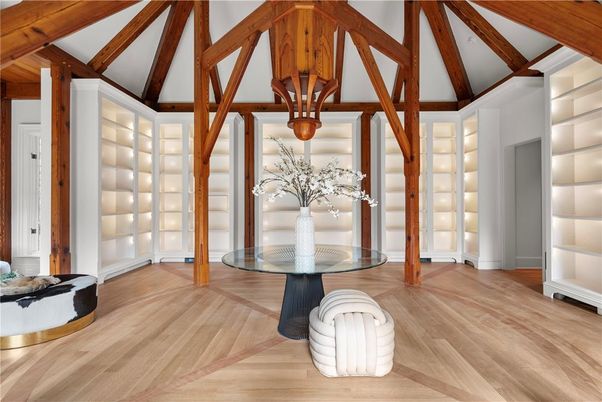 Interior, Wooden Beams, Wood Texture Flooring