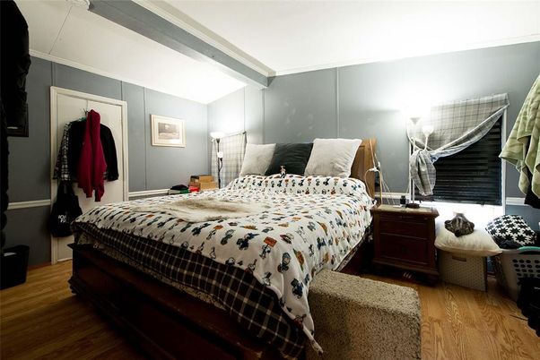 Bedroom, Interior, Wood Texture Flooring