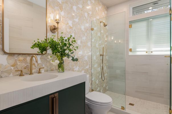 Bathroom, Glass Shower, Interior