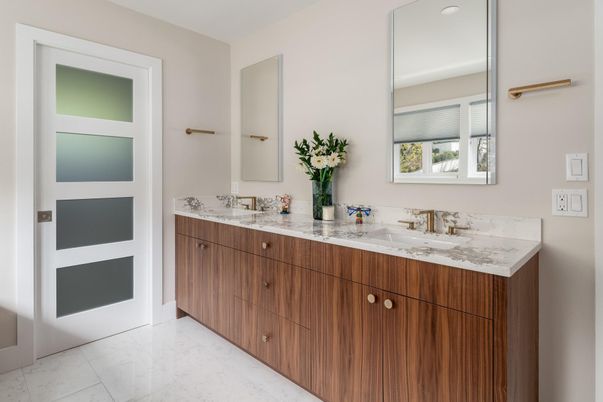 Bathroom, Dual Sink Vanities, Interior, Marble
