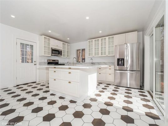 Interior, Kitchen, Recessed Lighting, Stainless Steel Appliances