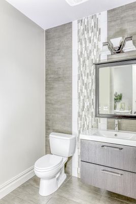Bathroom, Interior, Wood Texture Flooring