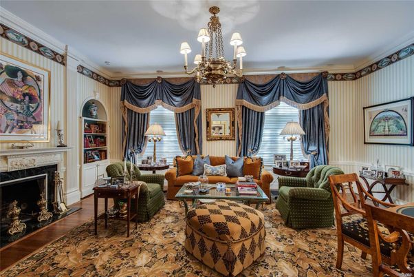 Chandelier, Fireplace, Interior, Living room, Wood Texture Flooring