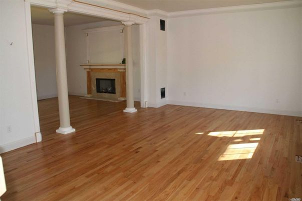 Empty room, Fireplace, Interior, Wood Texture Flooring