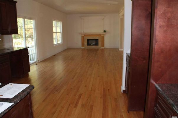 Empty room, Fireplace, Interior, Wood Texture Flooring