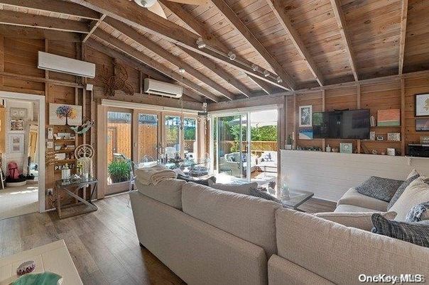 Interior, Living room, Wooden Beams, Wooden Ceilings, Wood Texture Flooring, Wooden Walls