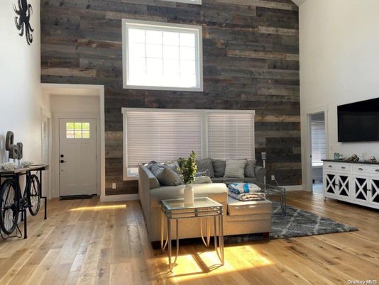 Interior, Living room, Wood Texture Flooring, Wooden Walls