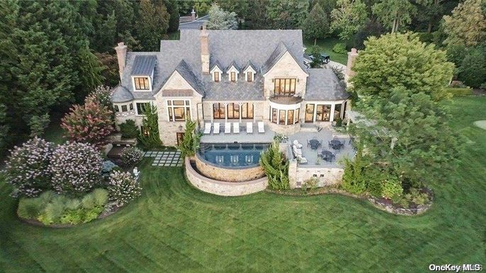 Backyard, Exterior, Facade, Pool, French Provincial