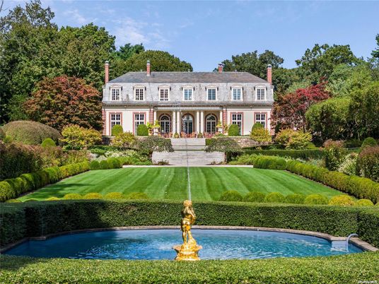Backyard, Exterior, Facade, Pool, French Provincial