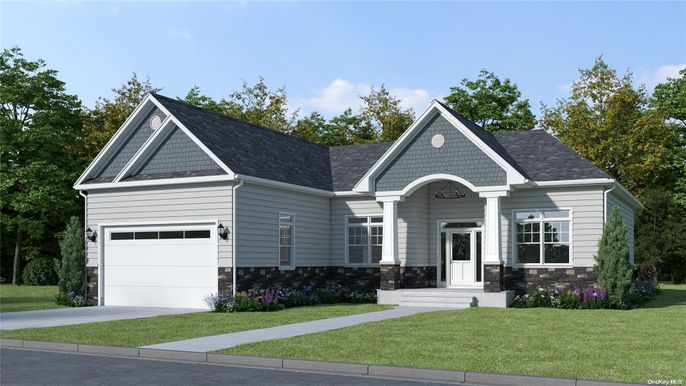 Attached, Exterior, Facade, Farmhouse
