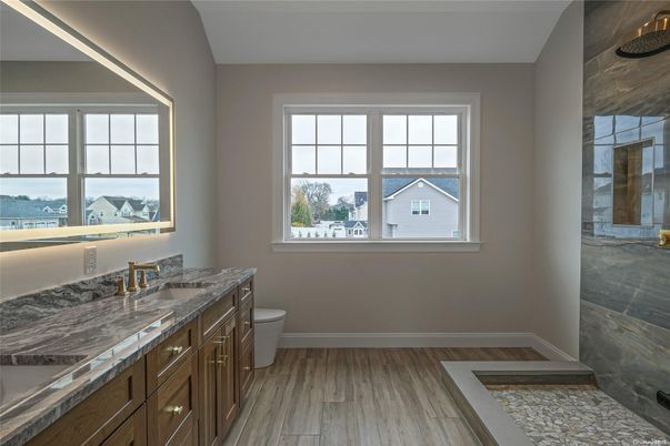 Bathroom, Interior, Wood Texture Flooring