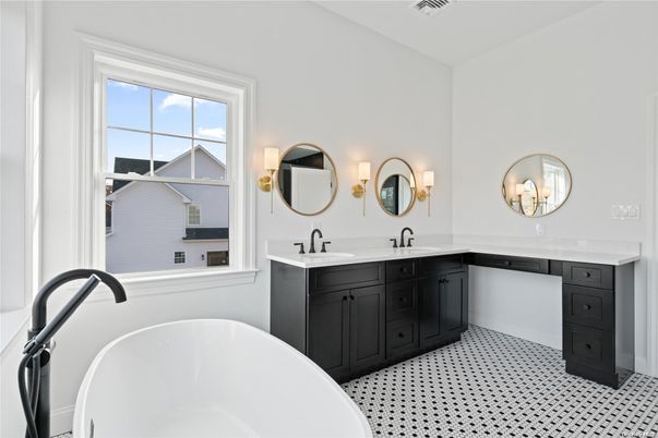 Bathroom, Dual Sink Vanities, Free Standing Baths, Interior