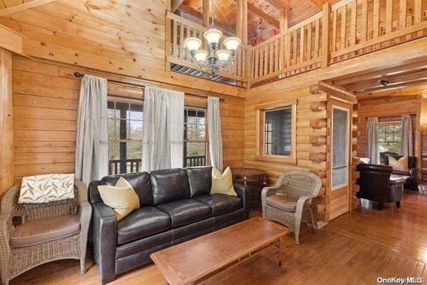 Chandelier, Interior, Living room, Wooden Beams, Wooden Ceilings, Wood Texture Flooring, Wooden Walls