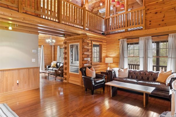 Chandelier, Interior, Living room, Wooden Beams, Wooden Ceilings, Wood Texture Flooring, Wooden Walls