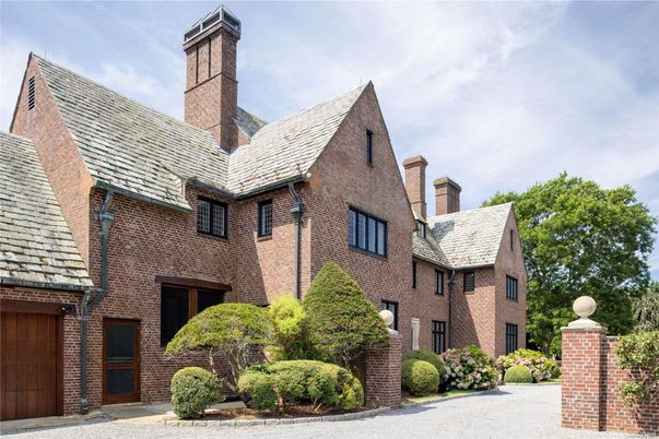 Exterior, Facade, Brick Facade, Tudor Revival