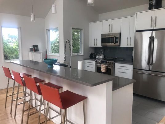 Interior, Kitchen, Pendant Lights, Stainless Steel Appliances