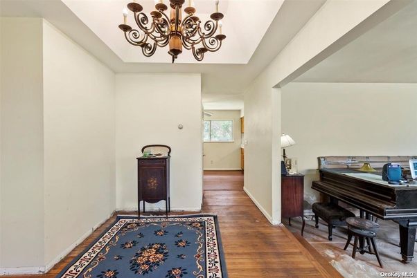 Chandelier, Interior, Piano, Wood Texture Flooring