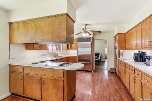 Interior, Kitchen, Wood Texture Flooring