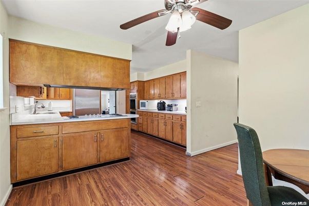 Interior, Kitchen, Wood Texture Flooring