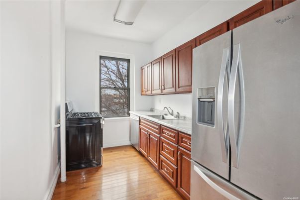 Interior, Kitchen, Wood Texture Flooring