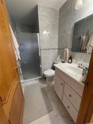 Bathroom, Glass Shower, Interior, Marble