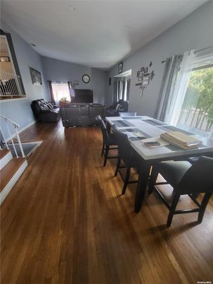Dining room, Interior, Wood Texture Flooring