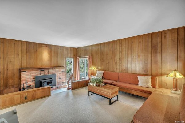 Fireplace, Interior, Living room, Wooden Walls