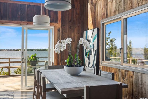 Dining room, Interior, Water, Wooden Walls