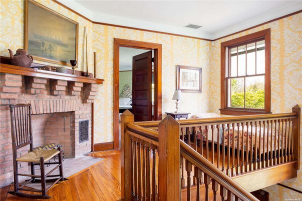Fireplace, Interior, Wood Texture Flooring
