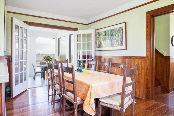 Dining room, Interior, Water, Wood Texture Flooring