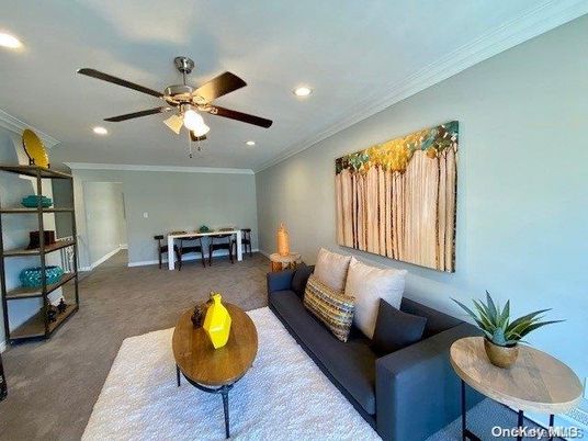 Interior, Living room, Recessed Lighting