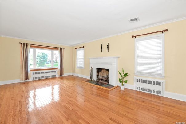 Empty room, Fireplace, Interior, Wood Texture Flooring