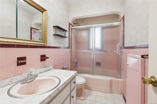 Bathroom, Glass Shower, Interior, Tile Countertops