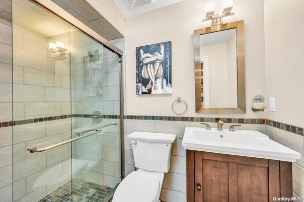 Bathroom, Glass Shower, Interior
